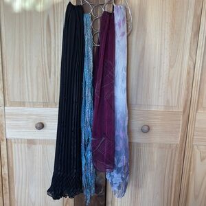 Elegant Multi-Color Scarf Set